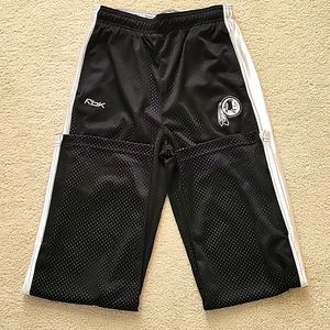 NFL Washington Redskins black mesh pants